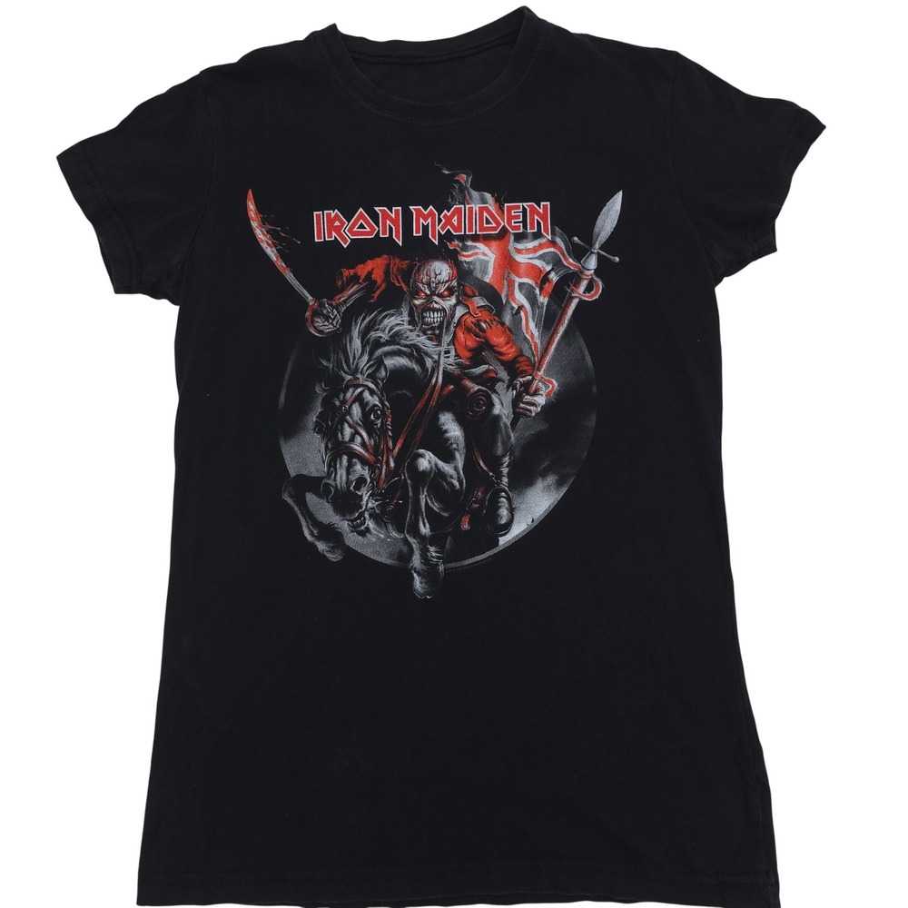 Iron Maiden T-Shirt Men Black Good Maiden England North American Tour 2012 Small